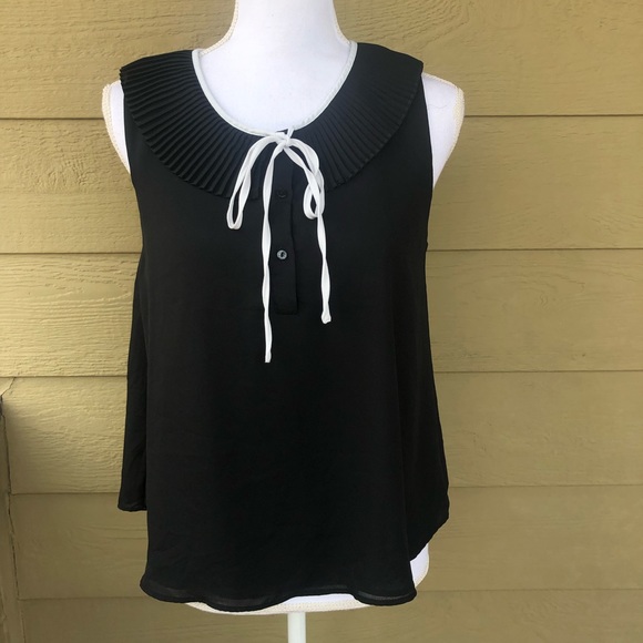 Zara Tops - Zara TRF Black Sleeveless Blouse Size S